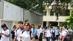 Thí sinh kết thúc môn thi 