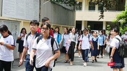 Học sinh tham dự kỳ thi tuyển sinh vào lớp 10