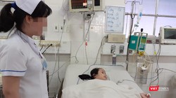 Bệnh nhi bị sốt xuất huyết nặng