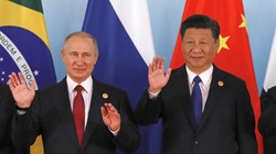 Tổng thống Nga Putin và chủ tịch Trung Quốc Tập Cận Bình.