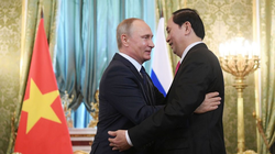 Chủ tịch nước Trần Đại Quang và tổng thống Putin.