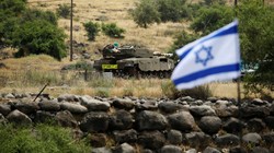 Xe tăng Israel tại Golan.