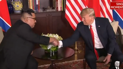 Kim Jong-un và Donald Trump.