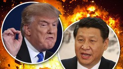 Hai ông Donald Trump và Tập Cận Bình.