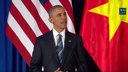 Tổng thống Obama tuyên bố gỡ bỏ hoàn toàn lệnh cấm bán vũ khí cho Việt Nam.