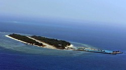 Đảo Ba Bình thuộc quần đảo Trường Sa của Việt Nam, hiện bị Đài Loan chiếm đóng bất hợp pháp. Ảnh: UDN Đài Loan.