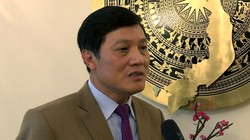 Đại sứ Trương Mạnh Sơn trả lời phỏng vấn của phóng viên TTXVN. Ảnh: Hồng Tâm