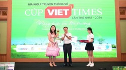 Nữ golfer đoạt giải Best Net ấn tượng với Giải Golf Truyền thông số Cúp VietTimes