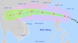 Siêu bão Ragasa cấp 17, áp sát Vịnh Bắc Bộ, rủi ro thiên tai cấp 4
