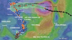 Siêu bão số 9 - Ragasa sáng 24/9 cách Quảng Ninh khoảng 650km, giật trên cấp 17