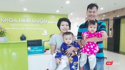 "Quả ngọt" của đôi vợ chồng chữa hiếm muộn tại BV Hùng Vương