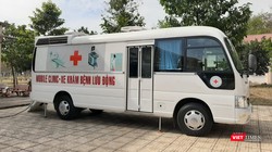 Người cách ly sẽ được chụp X quang kiểm tra ngay tại BV dã chiến khi có chỉ định. Ảnh: Nguyễn Trăm