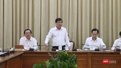 Ông Nguyễn Thành Phong - Chủ tịch UBND TP.HCM tại cuộc họp Ban chỉ đạo phòng, chống COVID-19 chiều 29/2. Ảnh: Sỹ Đông