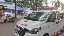 Cách ly 1 chung cư ở phường Thảo Điền, quận 2 vì có bệnh nhân dương tính với COVID-19. Ảnh: Hòa Bình