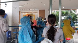 Khám sàng lọc tại BV Hùng Vương. Ảnh: Nguyễn Trăm