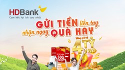 HDBank tặng gần 4 tỉ đồng cho khách hàng gửi tiết kiệm