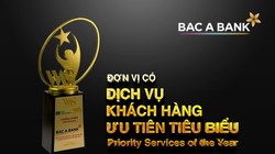 Bac A Bank giành giải về Dịch vụ khách hàng ưu tiên tiêu biểu