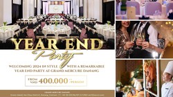 Ưu đãi trọn gói tiệc cuối năm tại Grand Mercure Danang