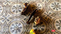 Hiện trường ngai vua triều Nguyễn bị đối tượng Hồ Văn Phương Tâm phá hoại