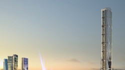 Phối cảnh cũ của Dự án tháp dầu khí