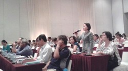 Cổ đông có ý kiến tại đại hội của DongA Bank