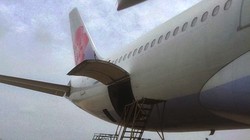 Chiếc Airbus A330 của China Airlines đã được sửa xong vào chiều 31.8 và sẽ bay không tải về Đài Loan vào 10 giờ sáng 1.9