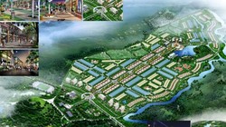 Phối cảnh dự án khu đô thị mới Phú Mỹ của HUD tại Quảng Ngãi.