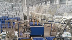 Dây chuyền sản xuất DAP của nhà máy. (Ảnh: Lục Hương Thu/TTXVN)