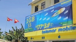 Một đại lý của Telemor tại thủ đô Dili. Ảnh: Trung Sơn/TTXVN