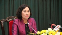 Bà Nguyễn Thị Hồng tại buổi họp báo - Ảnh: Thùy Dung