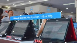  Máy tính Lenovo tràn ngập thị trường Ảnh: Tấn Thạnh