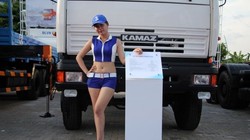 Xe Kamaz được giới thiệu tại một triển lãm ô tô tại Việt Nam gần đây - Ảnh: internet