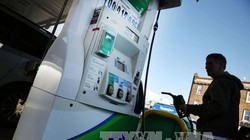 Điểm bán xăng dầu của Tập đoàn BP ở Brooklyn, thành phố New York (Mỹ). Ảnh: AFP/TTXVN