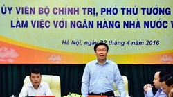 Phó Thủ tướng Chính phủ Vương Đình Huệ chủ trì cuộc họp về triển khai Nghị quyết số 01/2016/NQ-CP của Chính phủ, hoạt động ngân hàng, thị trường tiền tệ và các nhiệm vụ trọng tâm của Ngân hàng Nhà nước Việt Nam năm 2016 (Ảnh: Nhật Bắc - VGP)