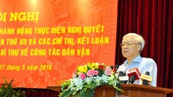 Tổng bí thư Nguyễn Phú Trọng tại Hội nghị 