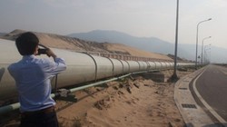 Đường ống dẫn nước xả thải của Formosa Hà Tĩnh. Ảnh: www.laodong.com