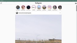 Ứng dụng Instgram không hỗ trợ upload hình ảnh từ thiết bị Windows 10 không hỗ trợ màn hình cảm ứng.