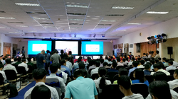 Buổi diễn tập bảo vệ hệ thống thông tin vào ngày 7/10 tại TP HCM. Ảnh: H.Đ.