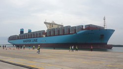 Siêu tàu container Margrethe Maersk. (Ảnh: Thanh Niên)