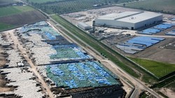 Kho nhôm 500.000 tấn của Công ty Nhôm Toàn cầu Việt Nam tại Bà Rịa - Vũng Tàu. Nguồn: Internet