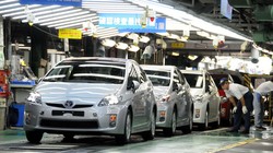 Sản xuất ô tô tại Công ty Toyota Việt Nam. Ảnh: Toyota Việt Nam