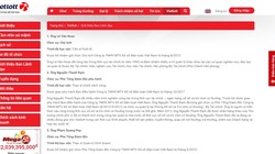 Website của Vietlott không còn tên ông Trường. Ảnh VietTimes