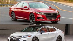 Hai mẫu Toyota Camry hay Honda Accord 2018