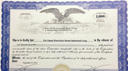 Giấy chứng nhận Tín Thành là chủ sở hữu Tín Thành Oakwood Bank Corp.