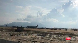 Máy bay Vietnam Airlines hạ cánh nhầm đường băng sân bay Cam Ranh ngày 29/4. Ảnh: VietTimes