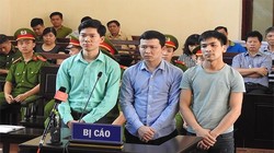 Các bị cáo trong vụ án. Ảnh: VOV