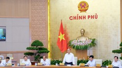 Phiên họp Chính phủ thường kỳ sáng 30/8. Nguồn: VGP