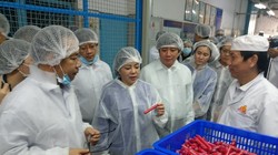 Bộ trưởng Y tế cùng đoàn công tác của bộ sáng 21/12. Nguồn: Bộ Y tế