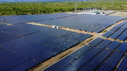 Nhà máy điện mặt trời Nhị Hạ tại Ninh Thuận (Nguồn: Bitexco)