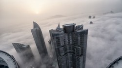 Các ứng dụng hỗ trợ chụp ảnh phong cảnh là công cụ cần thiết để bạn ở đúng nơi đúng lúc, như vị trí và thời điểm bức ảnh này được chụp ở nóc nhà tại Busan, Hàn Quốc. (Ảnh: Pete DeMarco)